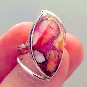 Kingsman Pink Dahlia pinky ring. NEVER BEEN WORN!!! Size 2 1/4. Tiny.